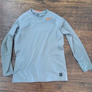Light gray Nike long sleeve dry fit shirt